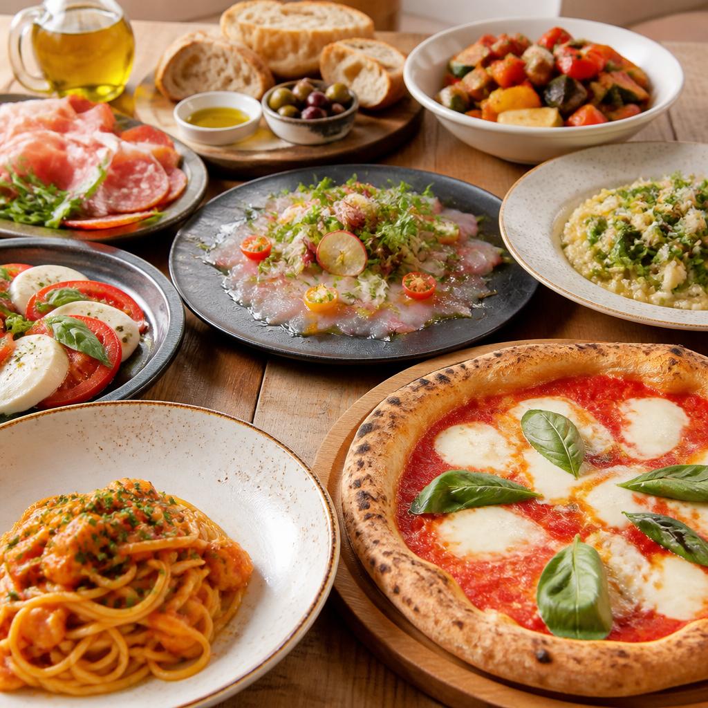 新鮮な食材を使った美味しいイタリアン