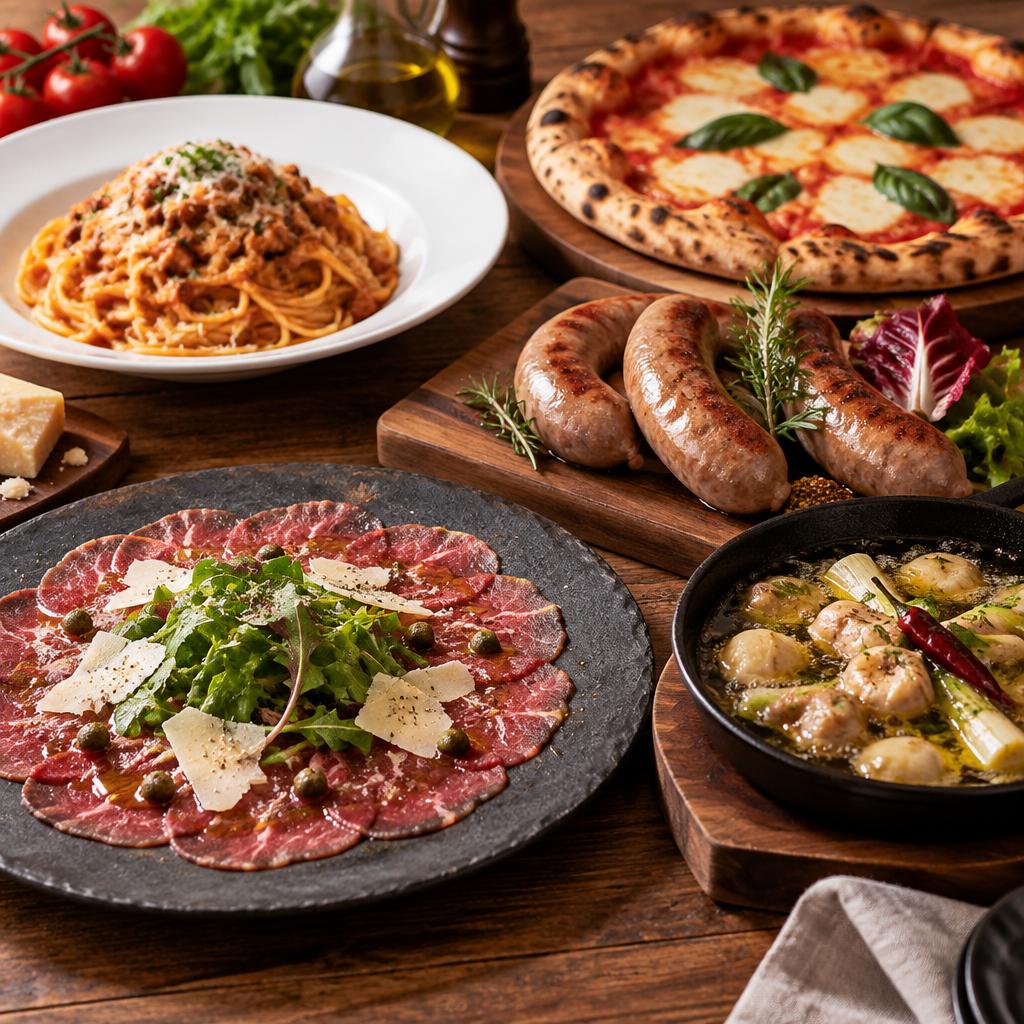 肉料理×イタリアン。ここでしか出会えない創作のおいしさ